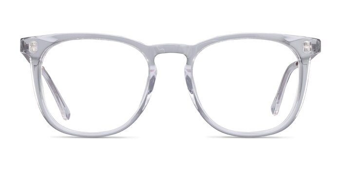 Vibes Transparent Acetate-metal Montures de lunettes de vue d'EyeBuyDirect