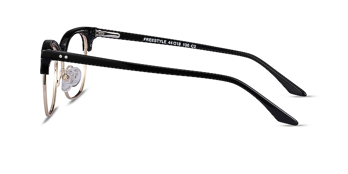 Freestyle Black Acetate-metal Eyeglass Frames from EyeBuyDirect