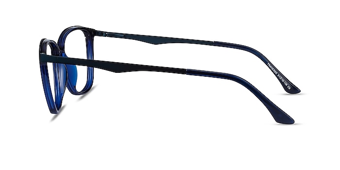 Traverse Navy Acetate-metal Eyeglass Frames from EyeBuyDirect