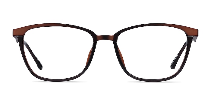 Traverse Coffee Acetate-metal Eyeglass Frames from EyeBuyDirect