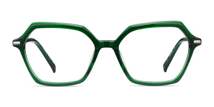 Carmel Green Acetate-metal Eyeglass Frames from EyeBuyDirect