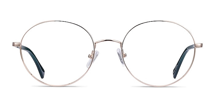 Thea Gold Acetate-metal Eyeglass Frames from EyeBuyDirect