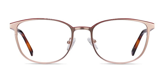 Guide Or rose Acetate-metal Montures de lunettes de vue d'EyeBuyDirect