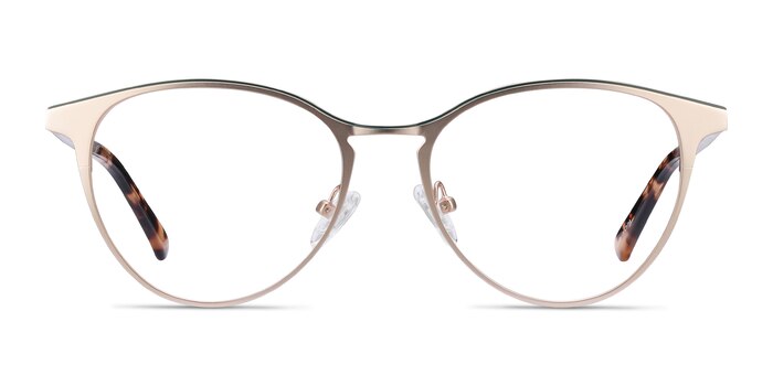Vestige Gold & Tortoise Acetate-metal Montures de lunettes de vue d'EyeBuyDirect