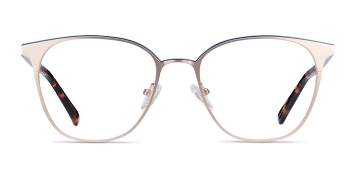 Azimut Doré Acetate-metal Montures de lunettes de vue d'EyeBuyDirect