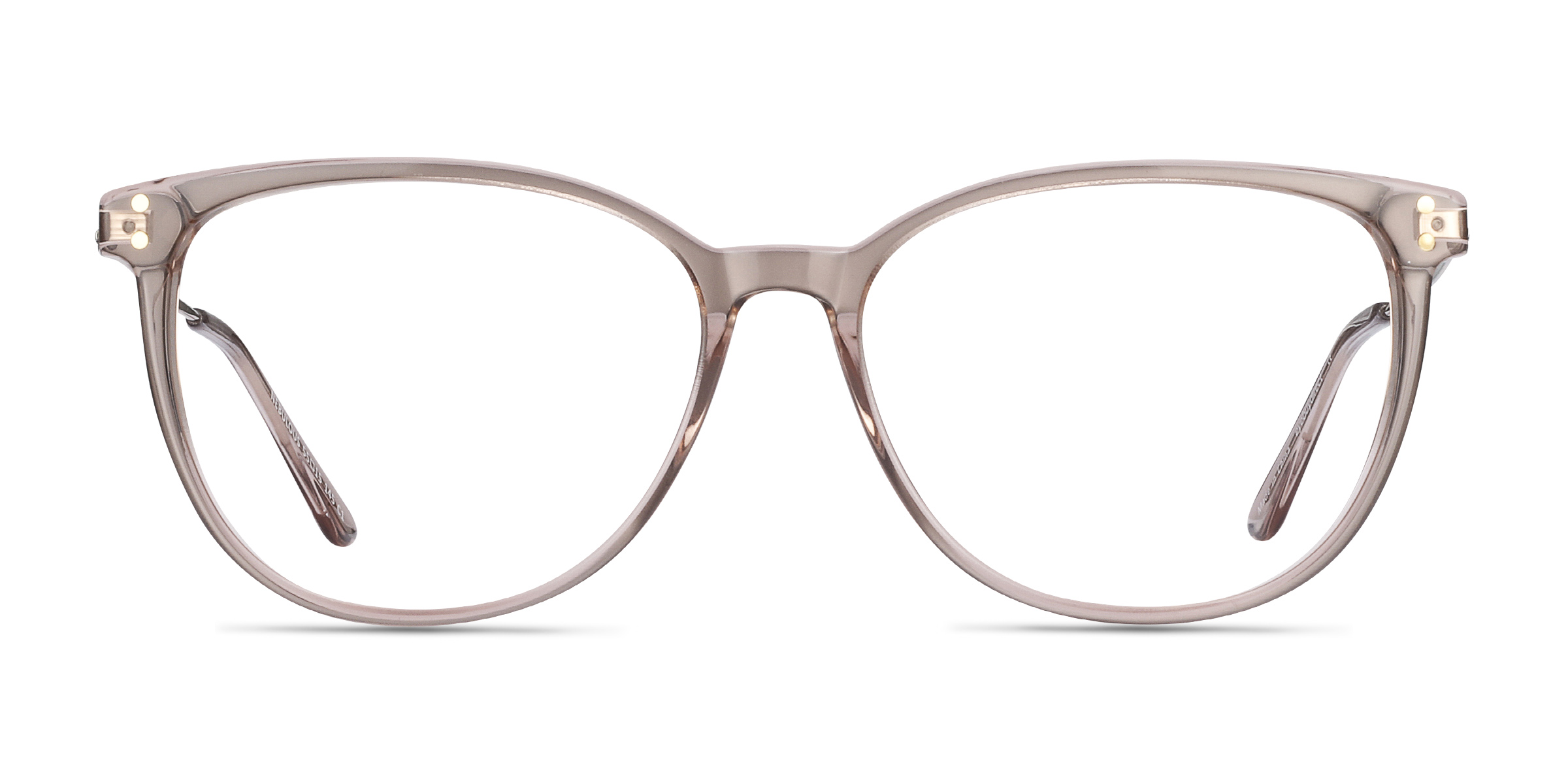 Nebulous Cat Eye Clear Brown Glasses for Women | Eyebuydirect