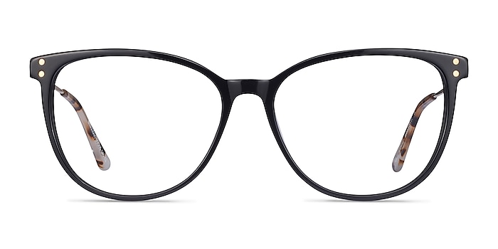 Nebulous Black Acetate-metal Eyeglass Frames from EyeBuyDirect