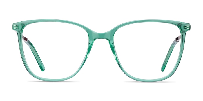 Aroma Emerald Green Acetate-metal Montures de lunettes de vue d'EyeBuyDirect
