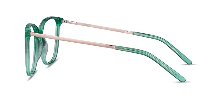 Aroma Emerald Green Acetate-metal Montures de lunettes de vue d'EyeBuyDirect