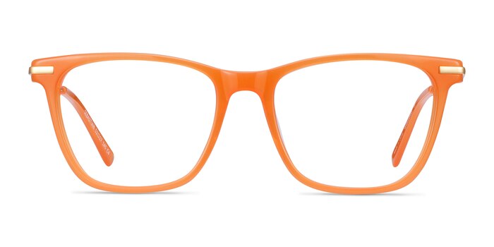 Sebastian Orange Acetate-metal Montures de lunettes de vue d'EyeBuyDirect