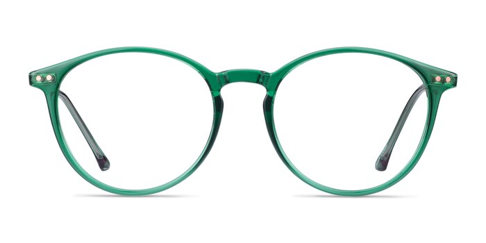 Amity Emerald Green Plastic-metal Montures de lunettes de vue d'EyeBuyDirect