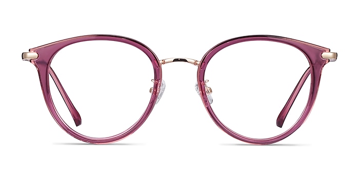 Hollie Cassis Plastic-metal Montures de lunettes de vue d'EyeBuyDirect