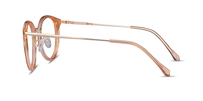 Hollie Clear Melon Plastic-metal Montures de lunettes de vue d'EyeBuyDirect