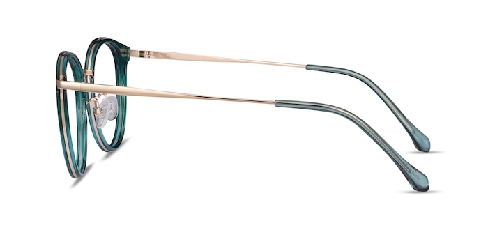 Hollie Teal Plastic-metal Montures de lunettes de vue d'EyeBuyDirect