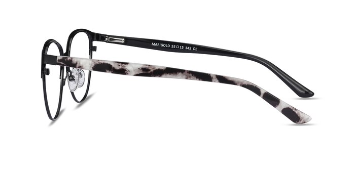 Marigold Black & Leopard Acetate-metal Eyeglass Frames from EyeBuyDirect