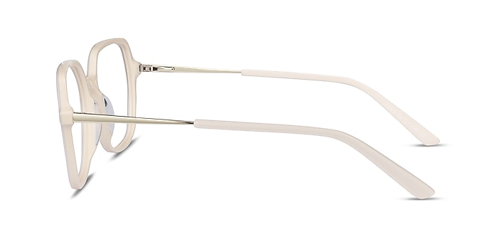 Lenny Cream Acetate-metal Montures de lunettes de vue d'EyeBuyDirect