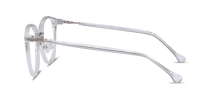 Shelby Transparent Acetate-metal Montures de lunettes de vue d'EyeBuyDirect