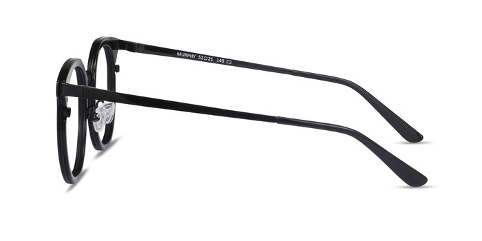 Murphy Noir Acetate-metal Montures de lunettes de vue d'EyeBuyDirect