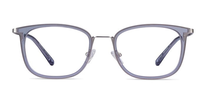 Barnaby Gris Acetate-metal Montures de lunettes de vue d'EyeBuyDirect