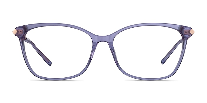Ashley Violet Acetate-metal Montures de lunettes de vue d'EyeBuyDirect