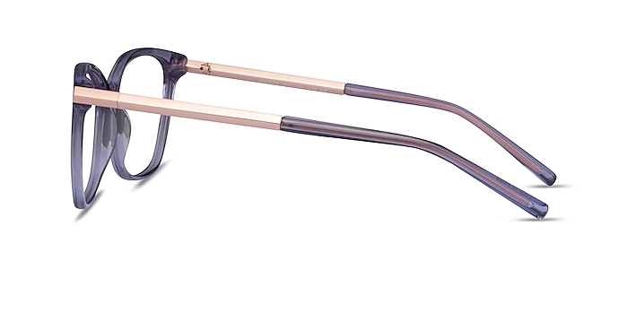 Ashley Violet Acetate-metal Montures de lunettes de vue d'EyeBuyDirect
