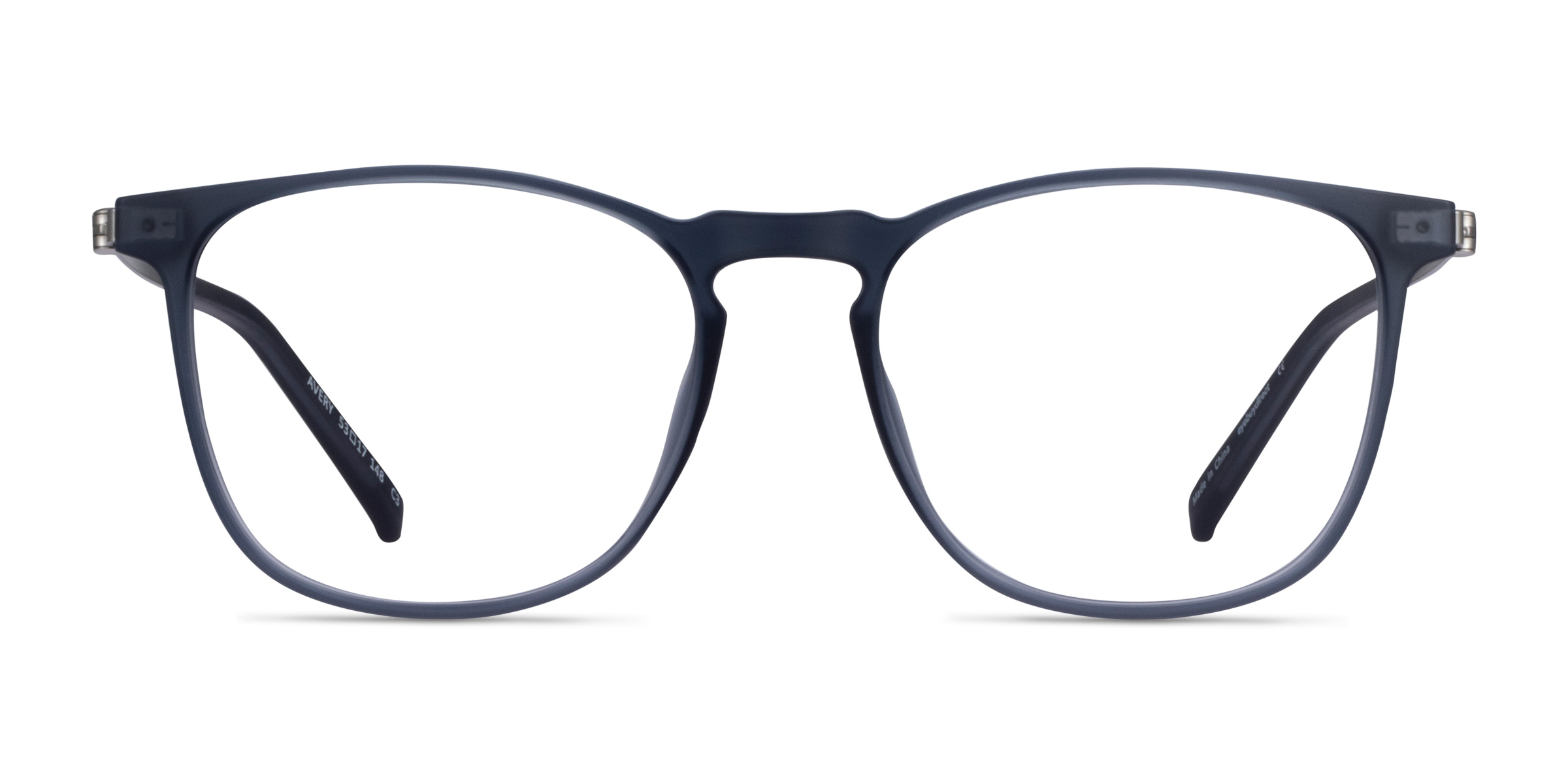 Avery Square Gray Full Rim Eyeglasses | Eyebuydirect