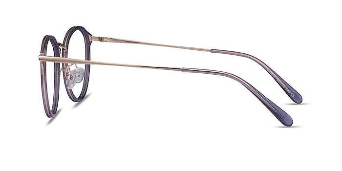 Dazzle Violet Acetate-metal Montures de lunettes de vue d'EyeBuyDirect