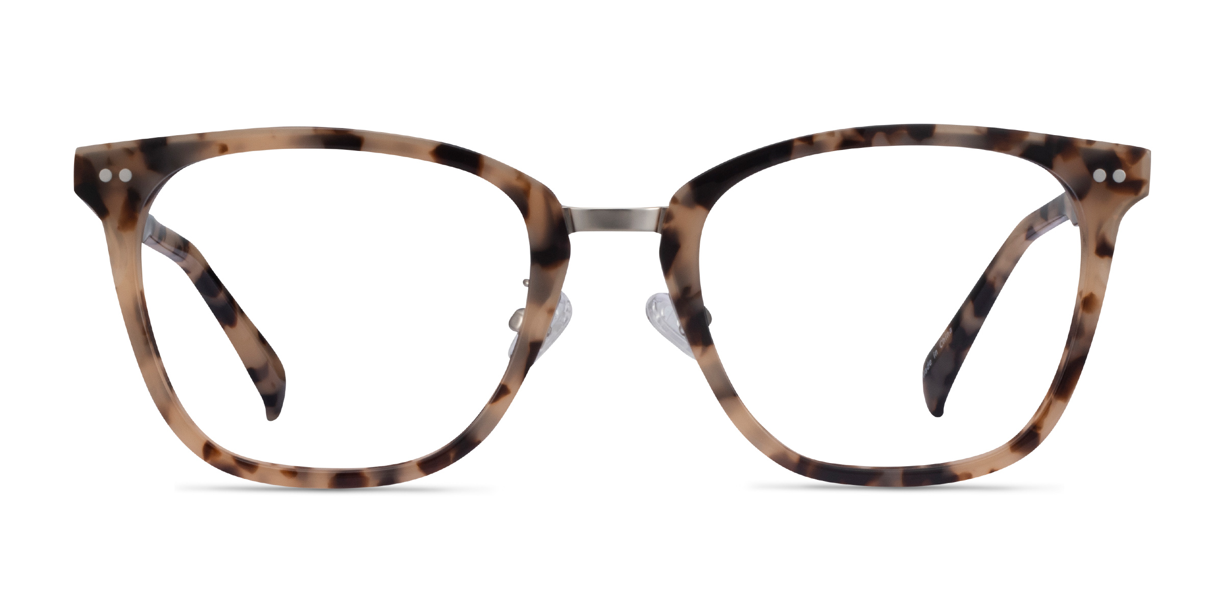 Biblio Square Ivory Tortoise Full Rim Eyeglasses | Eyebuydirect Canada