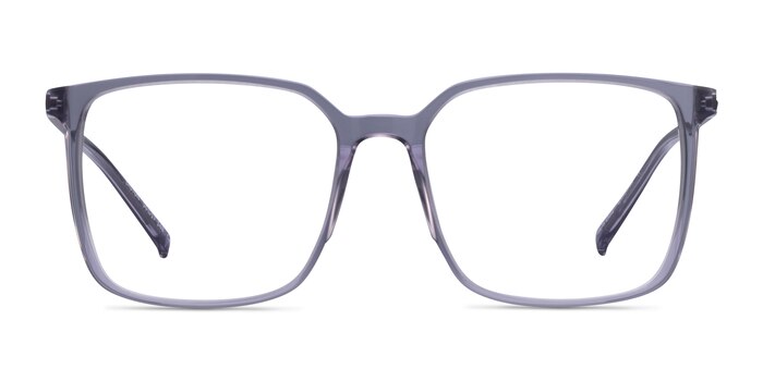 Easton Clear Gray Acetate-metal Montures de lunettes de vue d'EyeBuyDirect
