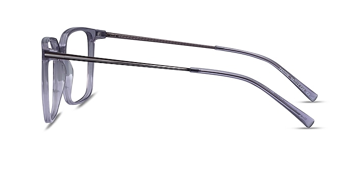 Easton Clear Gray Acetate-metal Eyeglass Frames from EyeBuyDirect