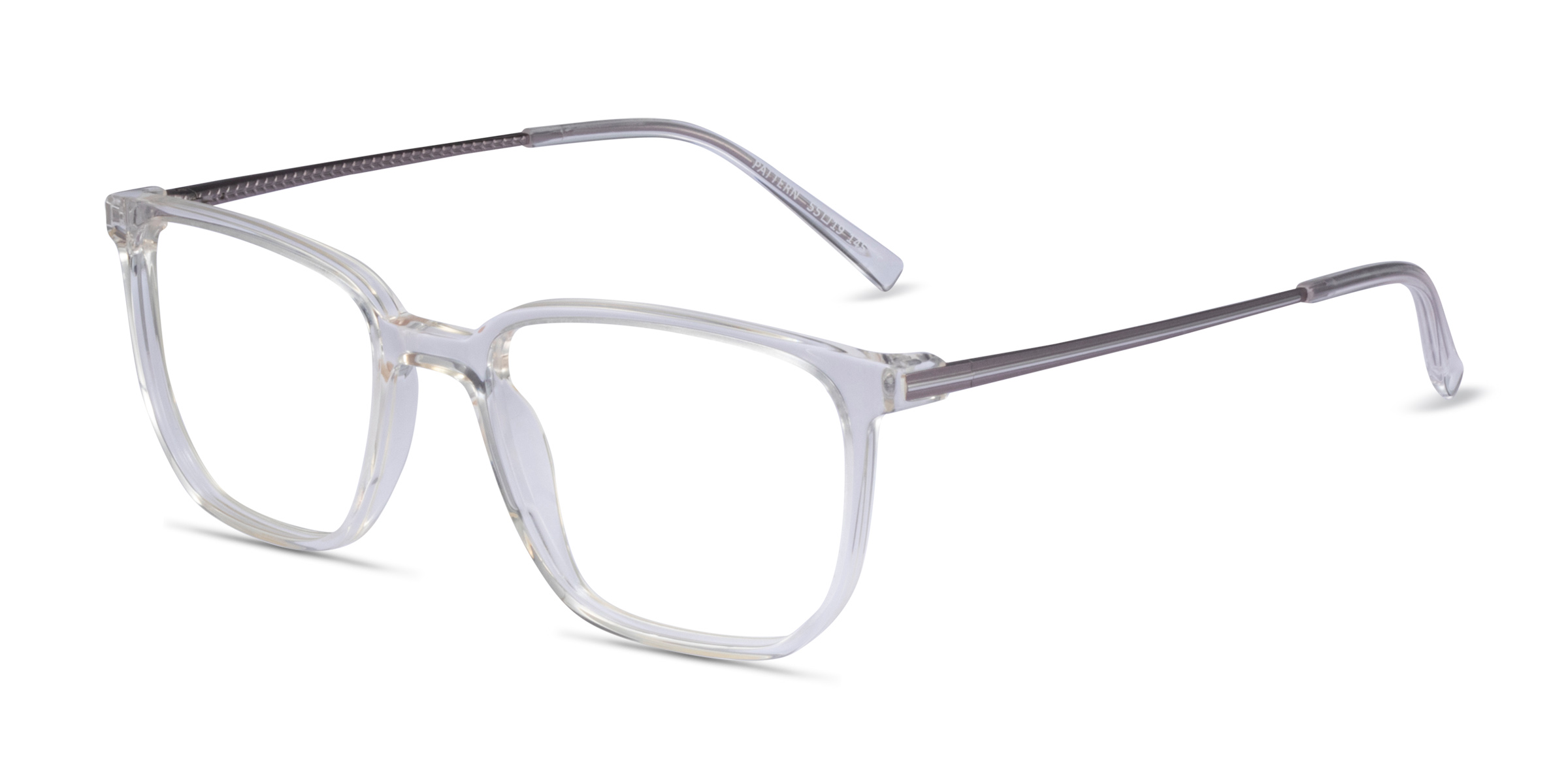 Pattern Rectangle Clear Glasses for Men | Eyebuydirect