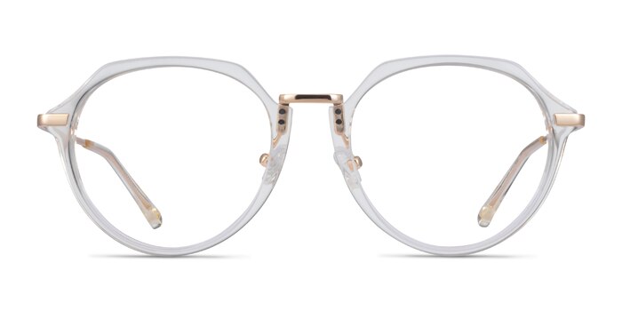 Tamara Clear Yellow Acétate Montures de lunettes de vue d'EyeBuyDirect