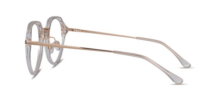 Tamara Clear Yellow Acétate Montures de lunettes de vue d'EyeBuyDirect