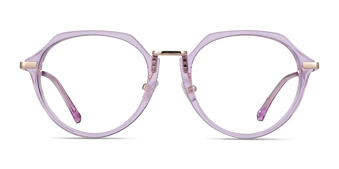 Tamara Clear Purple Acetate Eyeglass Frames from EyeBuyDirect