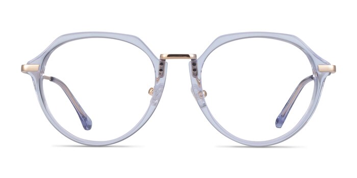 Tamara Clear Blue Acetate Eyeglass Frames from EyeBuyDirect