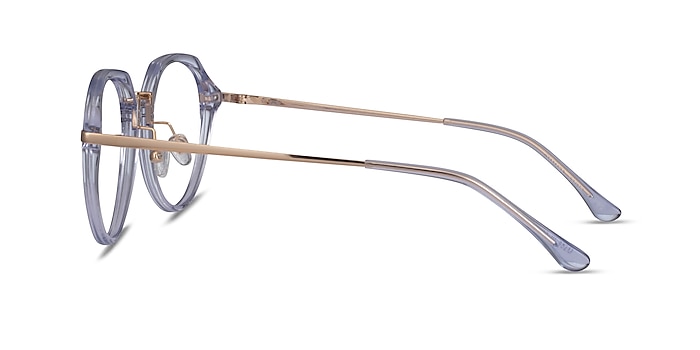 Tamara Clear Blue Acétate Montures de lunettes de vue d'EyeBuyDirect