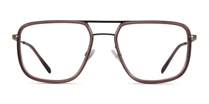 Cassian Brown Bronze Acétate Montures de lunettes de vue d'EyeBuyDirect