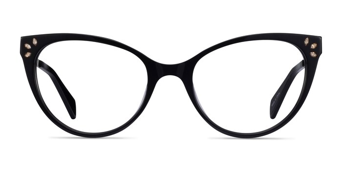 Beauty Black Acetate-metal Eyeglass Frames from EyeBuyDirect