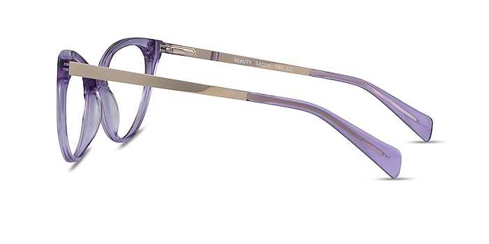Beauty Clear Purple Acetate-metal Eyeglass Frames from EyeBuyDirect