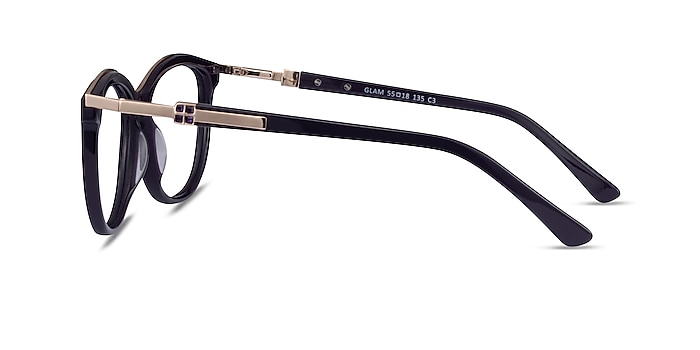 Glam Violet Acetate-metal Montures de lunettes de vue d'EyeBuyDirect