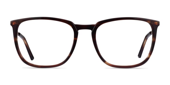 Domenico Tortoise  Gold Acetate Eyeglass Frames from EyeBuyDirect