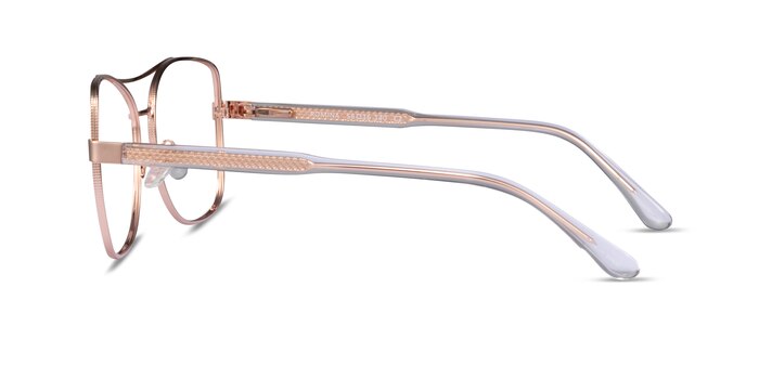 Romina Rose Gold Acetate Eyeglass Frames from EyeBuyDirect