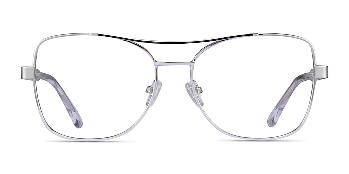 Romina Silver Acetate Eyeglass Frames from EyeBuyDirect