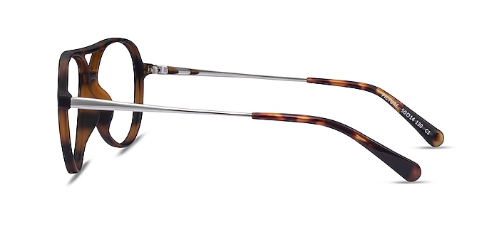 Picture Matte Tortoise   Silver Plastic-metal Eyeglass Frames from EyeBuyDirect