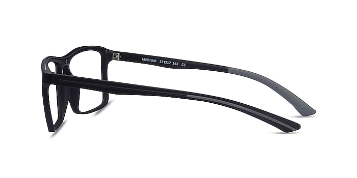 Medium Noir Plastique Montures de lunettes de vue d'EyeBuyDirect