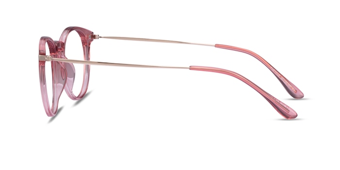 Particle Clear Pink & Rose Gold Plastic-metal Eyeglass Frames from EyeBuyDirect