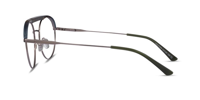Volition Gunmetal & Tortoise Acetate-metal Eyeglass Frames from EyeBuyDirect