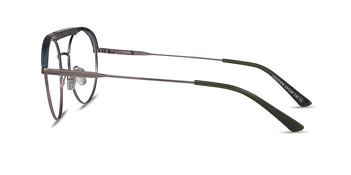 Volition Gunmetal & Tortoise Acetate-metal Eyeglass Frames from EyeBuyDirect