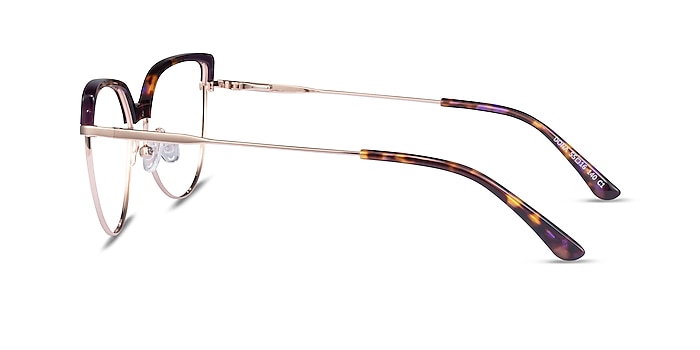 Dona Floral & Rose Gold Acetate-metal Montures de lunettes de vue d'EyeBuyDirect