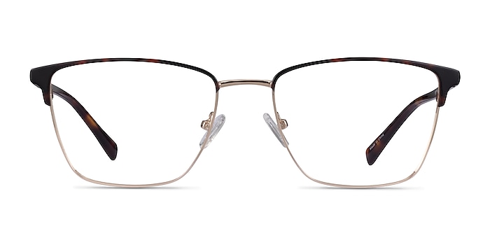 Moore Tortoise Gold Acetate Eyeglass Frames from EyeBuyDirect